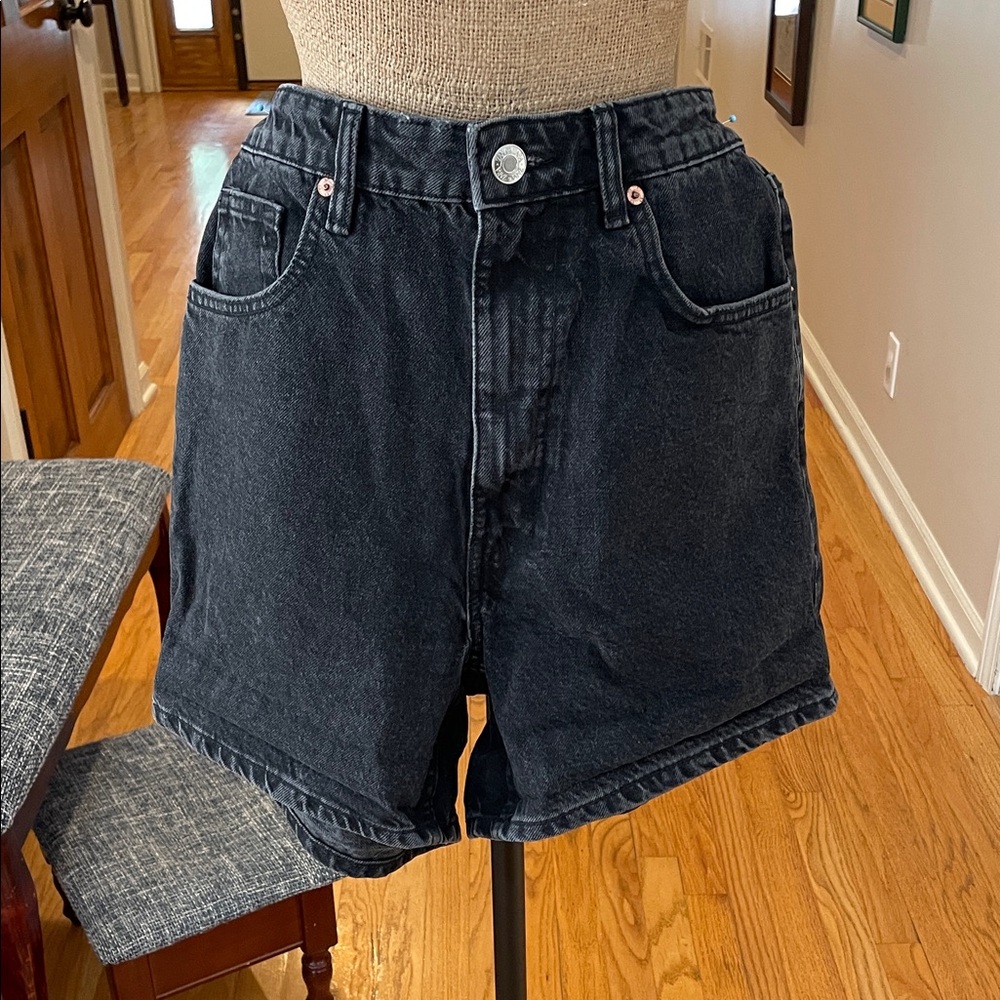 Zara Black Jean Shorts for Women